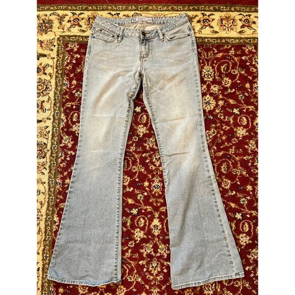 Bullhead Skinny Flare Jeans – Light Wash – Women’s Size 9L - Picture 1 of 6